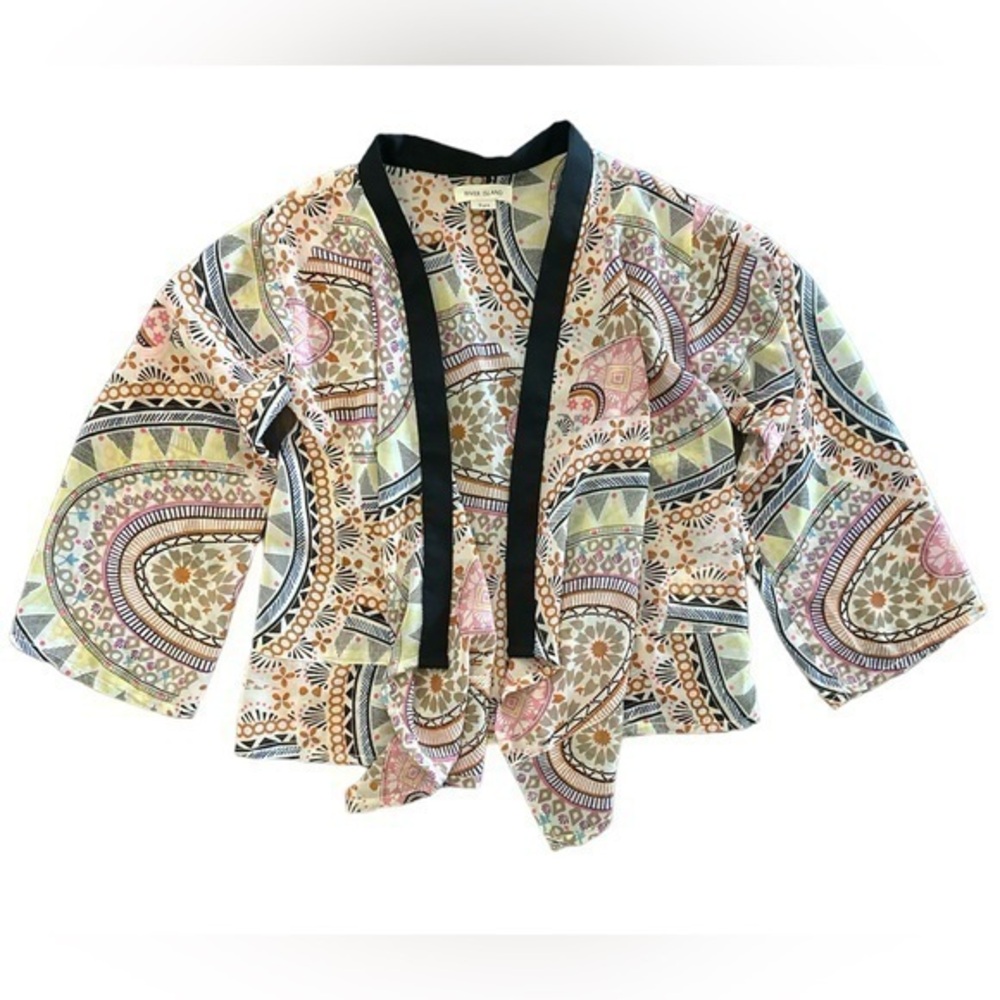 River Islands Girls Multicolor Kimono Top Size 3/4